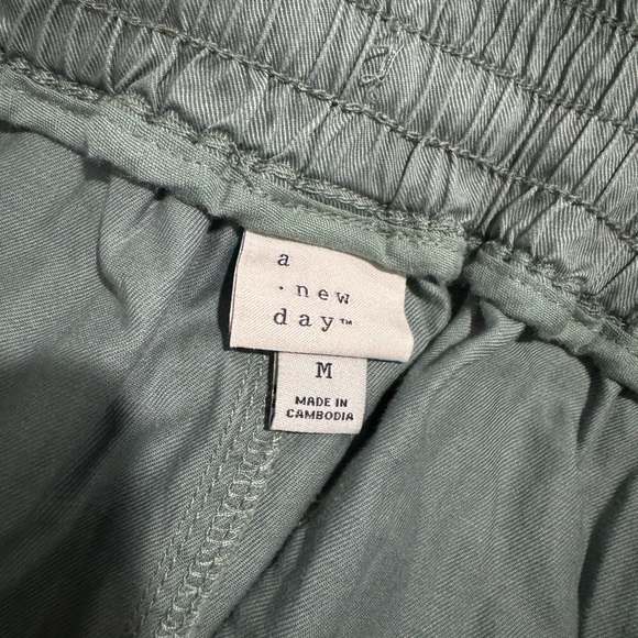 NWT A New Day High-Rise Modern Ankle Jogger Pants - Green Size Medium - Picture 5 of 7